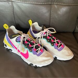 Nike React Element 55 Hyper Pink Women’s Size 8.5 Shoes